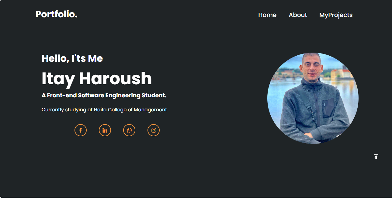 Portfolio Website Screenshot