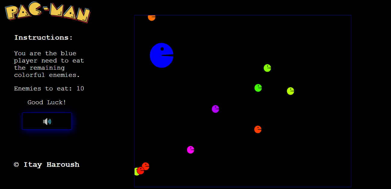 Pacman Game Screenshot